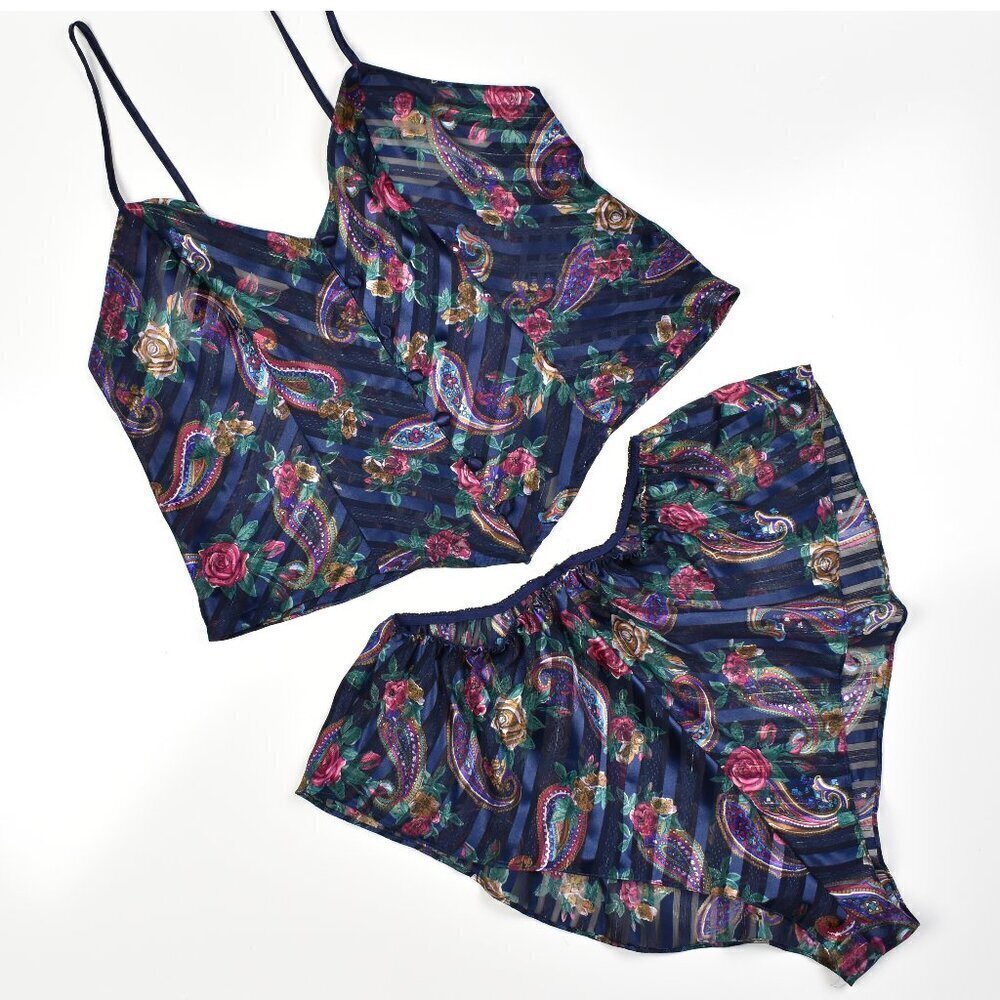 Vintage Victoria's Secret Gold Label 2-Piece Lingerie Set - M